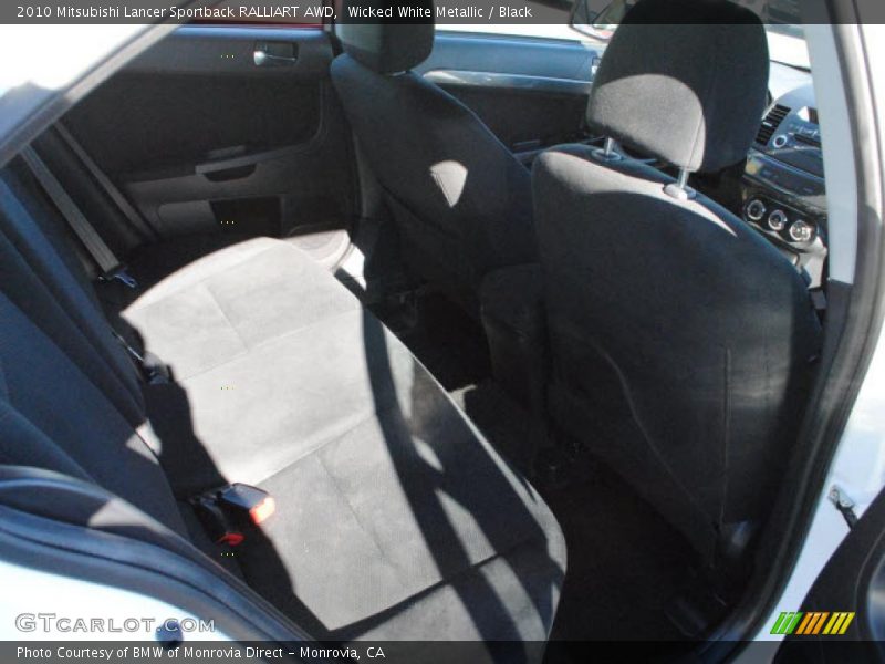 Wicked White Metallic / Black 2010 Mitsubishi Lancer Sportback RALLIART AWD