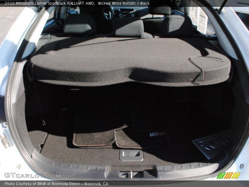 Wicked White Metallic / Black 2010 Mitsubishi Lancer Sportback RALLIART AWD