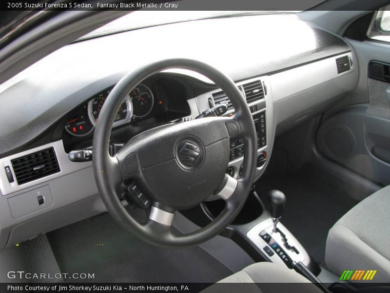 Fantasy Black Metallic / Gray 2005 Suzuki Forenza S Sedan