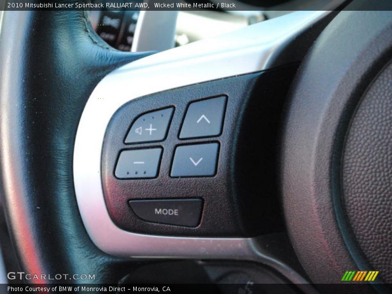 Controls of 2010 Lancer Sportback RALLIART AWD