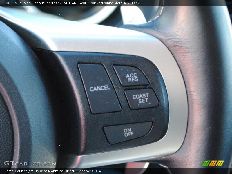 Controls of 2010 Lancer Sportback RALLIART AWD