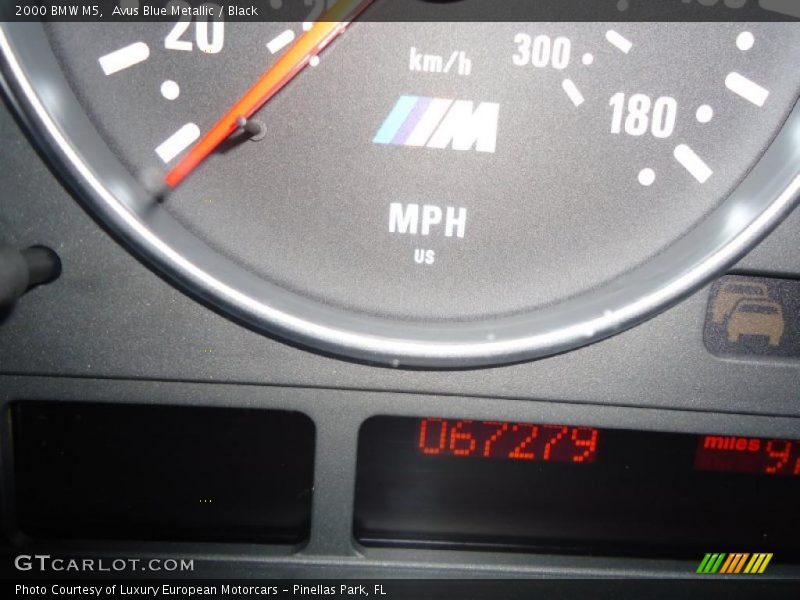 Avus Blue Metallic / Black 2000 BMW M5