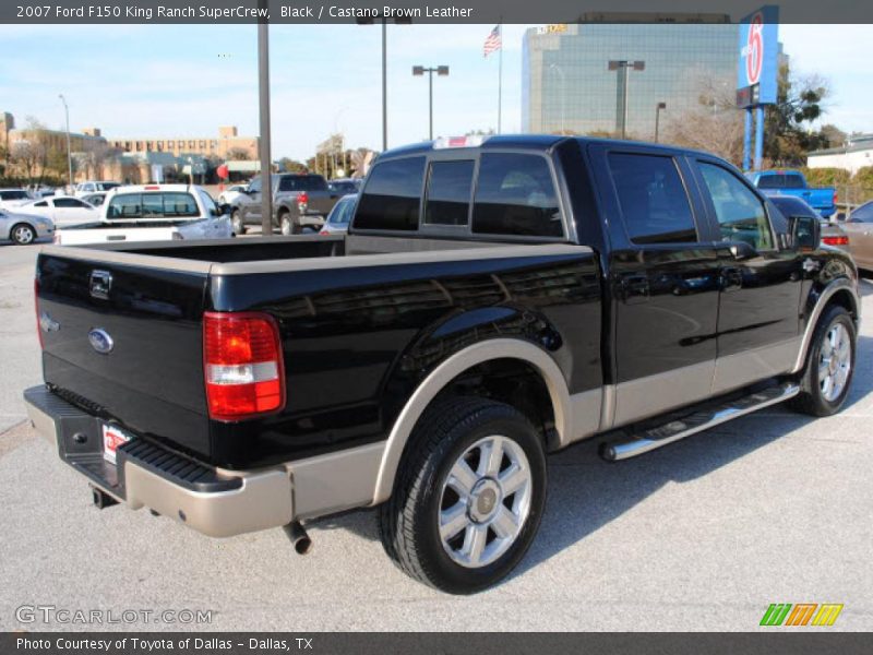Black / Castano Brown Leather 2007 Ford F150 King Ranch SuperCrew