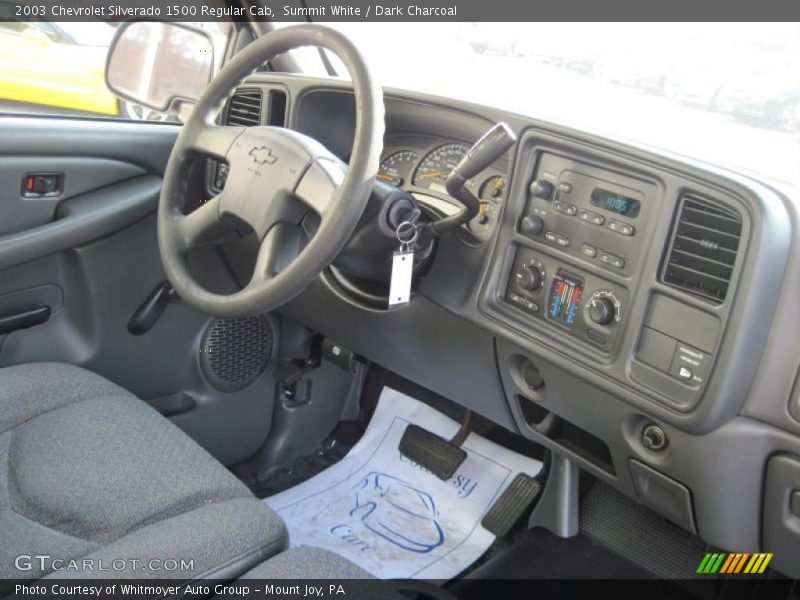Summit White / Dark Charcoal 2003 Chevrolet Silverado 1500 Regular Cab