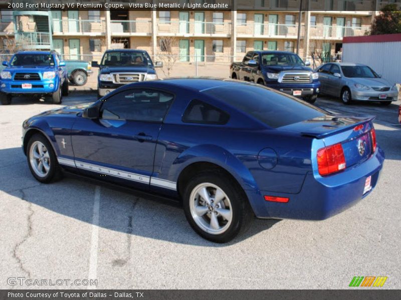 Vista Blue Metallic / Light Graphite 2008 Ford Mustang V6 Premium Coupe