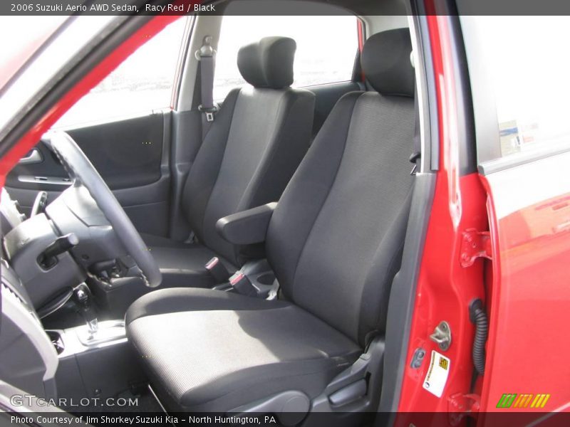 Racy Red / Black 2006 Suzuki Aerio AWD Sedan
