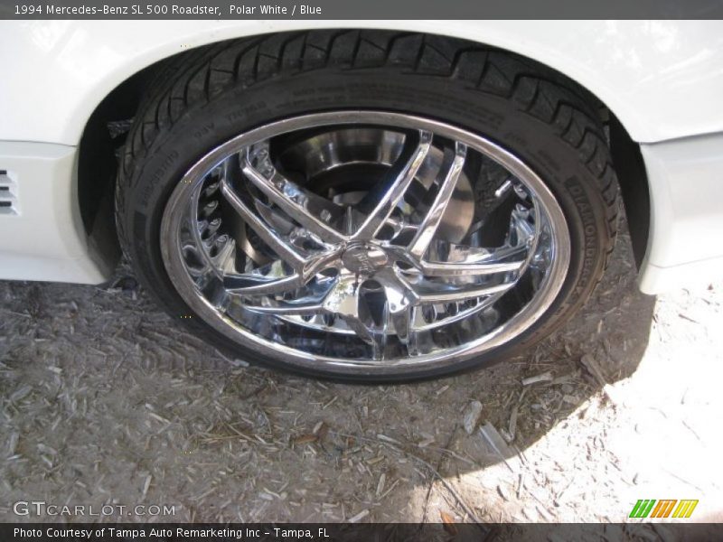 Polar White / Blue 1994 Mercedes-Benz SL 500 Roadster