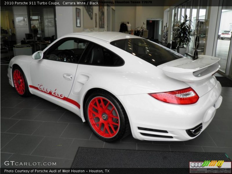 Carrara White / Black 2010 Porsche 911 Turbo Coupe