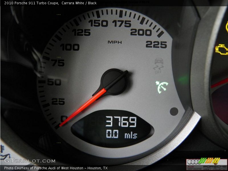 Carrara White / Black 2010 Porsche 911 Turbo Coupe