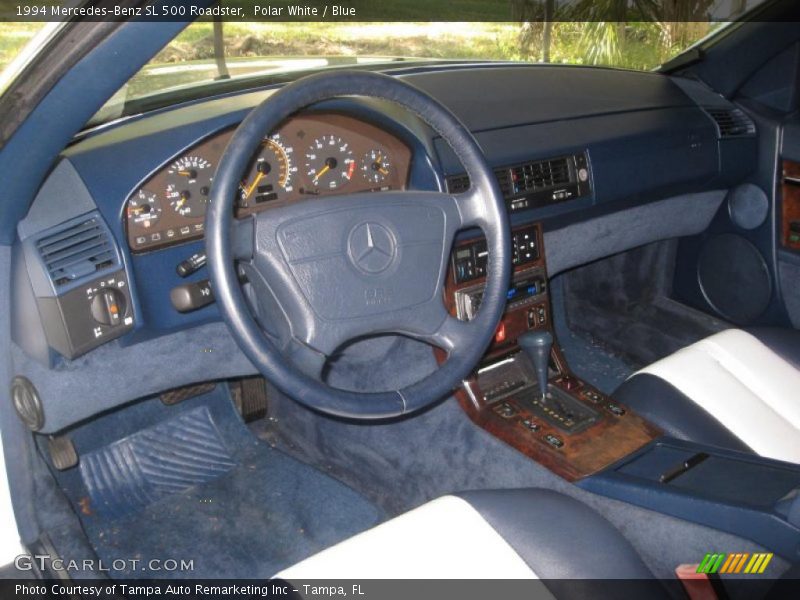  1994 SL 500 Roadster Blue Interior