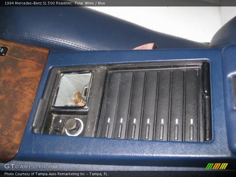 Polar White / Blue 1994 Mercedes-Benz SL 500 Roadster