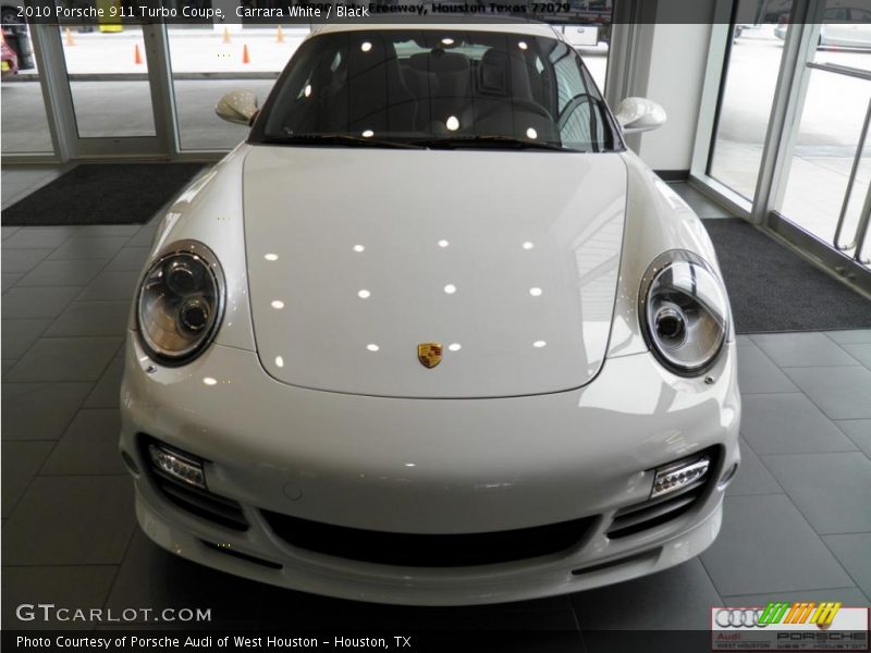 Carrara White / Black 2010 Porsche 911 Turbo Coupe
