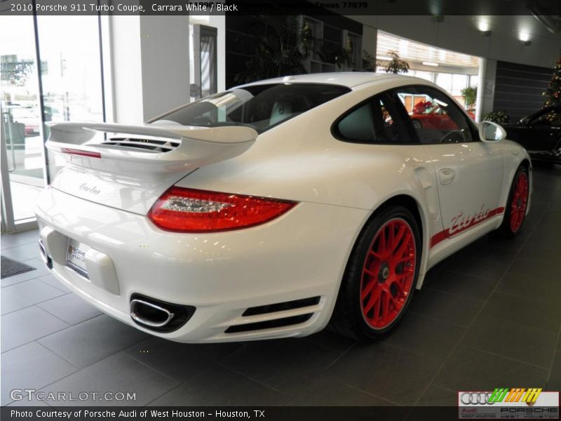 Carrara White / Black 2010 Porsche 911 Turbo Coupe