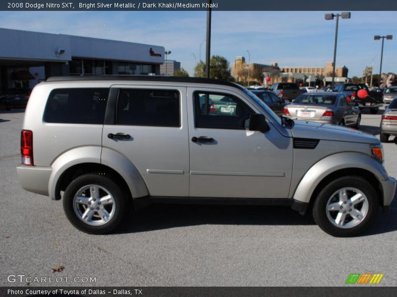 Bright Silver Metallic / Dark Khaki/Medium Khaki 2008 Dodge Nitro SXT