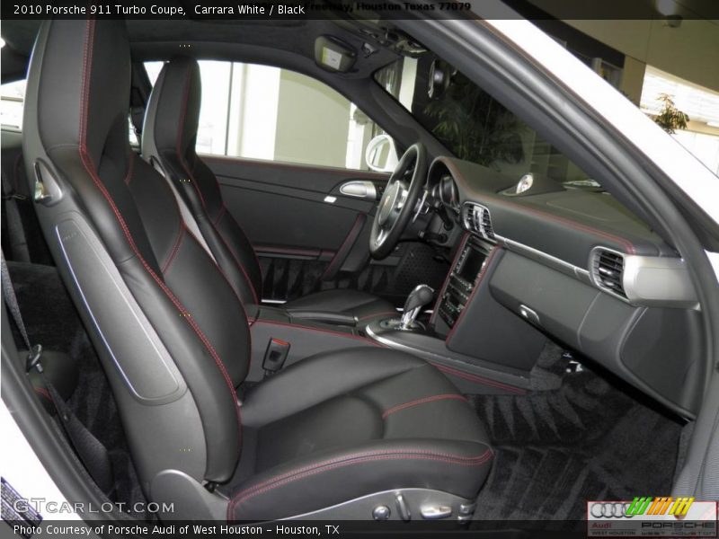 Carrara White / Black 2010 Porsche 911 Turbo Coupe