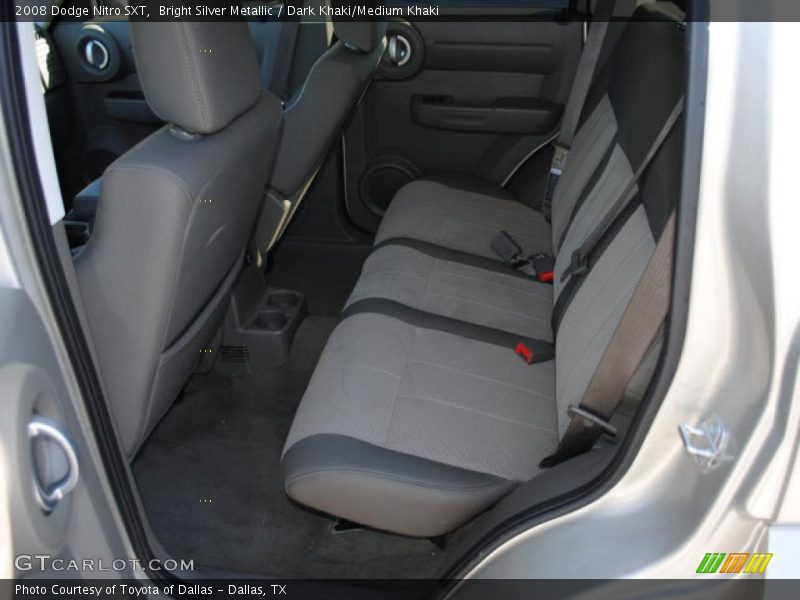 Bright Silver Metallic / Dark Khaki/Medium Khaki 2008 Dodge Nitro SXT