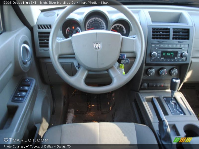 Bright Silver Metallic / Dark Khaki/Medium Khaki 2008 Dodge Nitro SXT