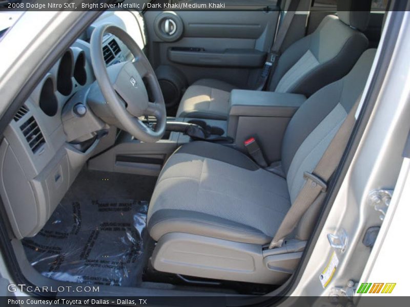 Bright Silver Metallic / Dark Khaki/Medium Khaki 2008 Dodge Nitro SXT