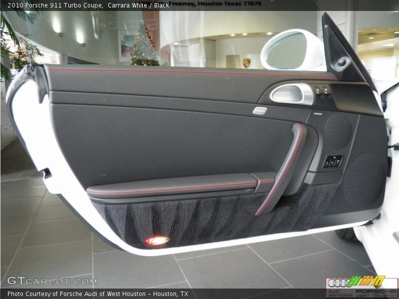 Carrara White / Black 2010 Porsche 911 Turbo Coupe