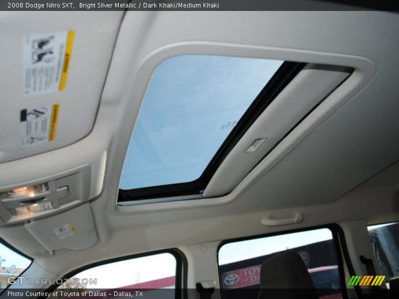 Bright Silver Metallic / Dark Khaki/Medium Khaki 2008 Dodge Nitro SXT