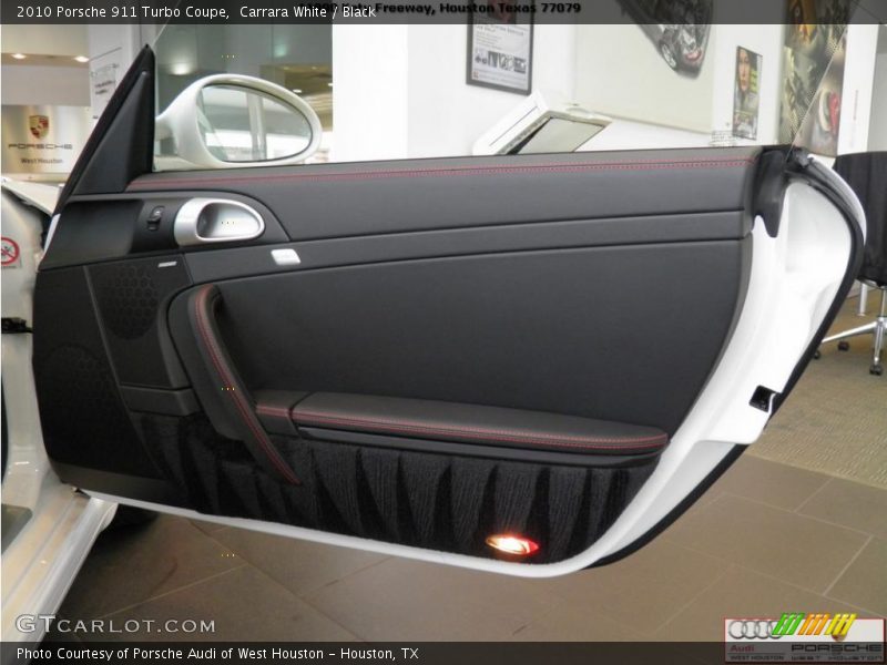 Carrara White / Black 2010 Porsche 911 Turbo Coupe