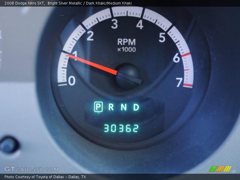 Bright Silver Metallic / Dark Khaki/Medium Khaki 2008 Dodge Nitro SXT