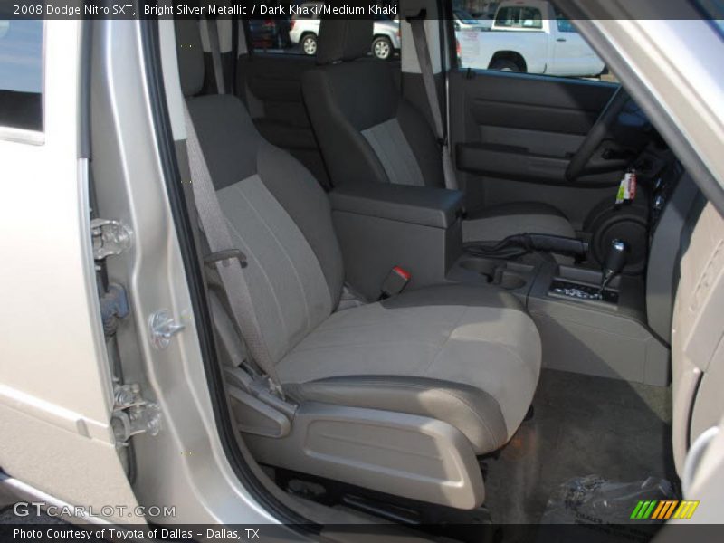Bright Silver Metallic / Dark Khaki/Medium Khaki 2008 Dodge Nitro SXT
