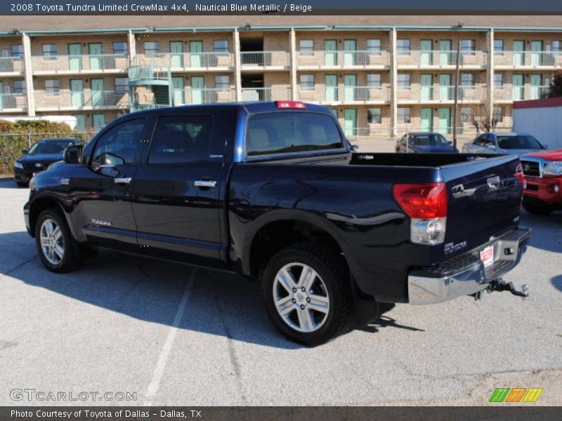 Nautical Blue Metallic / Beige 2008 Toyota Tundra Limited CrewMax 4x4