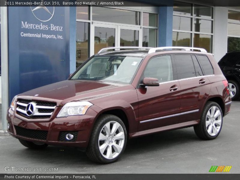 Barolo Red Metallic / Almond/Black 2011 Mercedes-Benz GLK 350