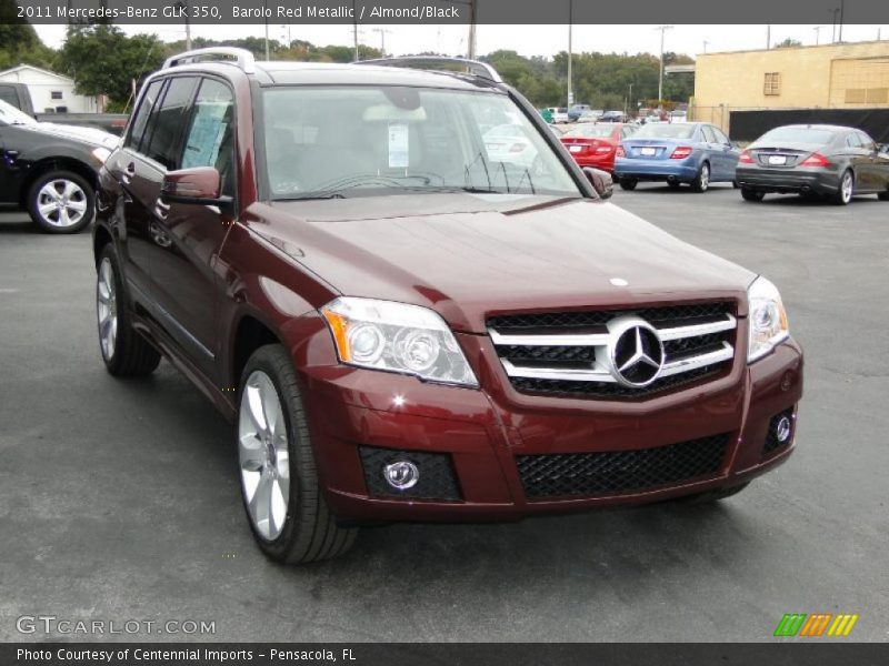 Barolo Red Metallic / Almond/Black 2011 Mercedes-Benz GLK 350