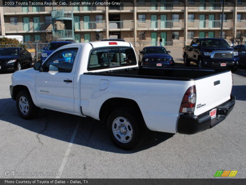 Super White / Graphite Gray 2009 Toyota Tacoma Regular Cab