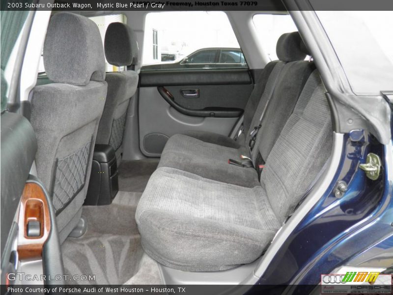 Mystic Blue Pearl / Gray 2003 Subaru Outback Wagon