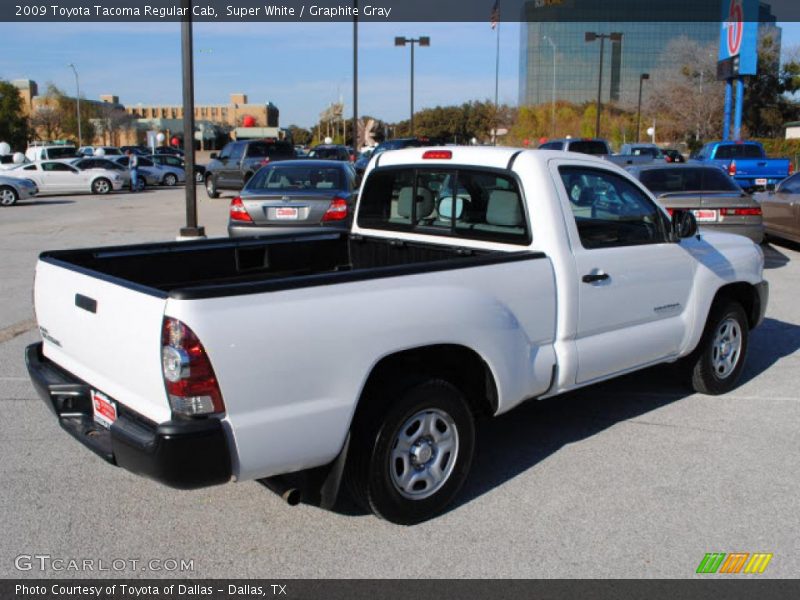 Super White / Graphite Gray 2009 Toyota Tacoma Regular Cab