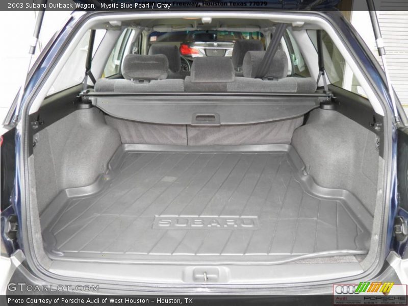 Mystic Blue Pearl / Gray 2003 Subaru Outback Wagon