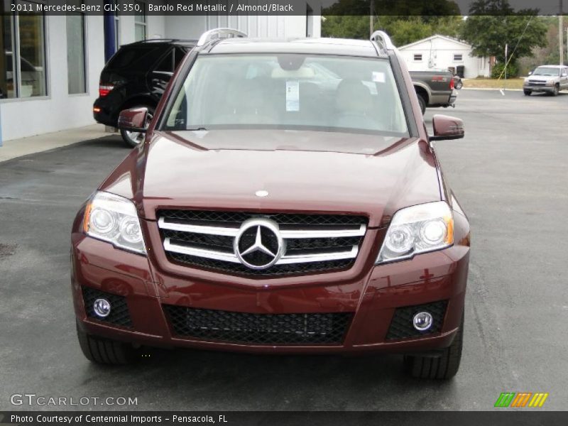 Barolo Red Metallic / Almond/Black 2011 Mercedes-Benz GLK 350