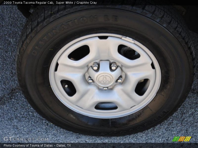 Super White / Graphite Gray 2009 Toyota Tacoma Regular Cab