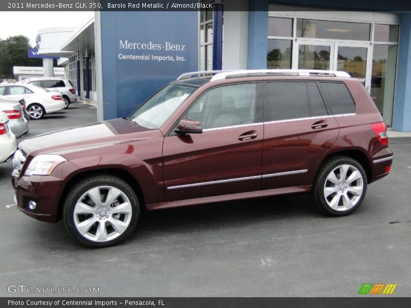 Barolo Red Metallic / Almond/Black 2011 Mercedes-Benz GLK 350