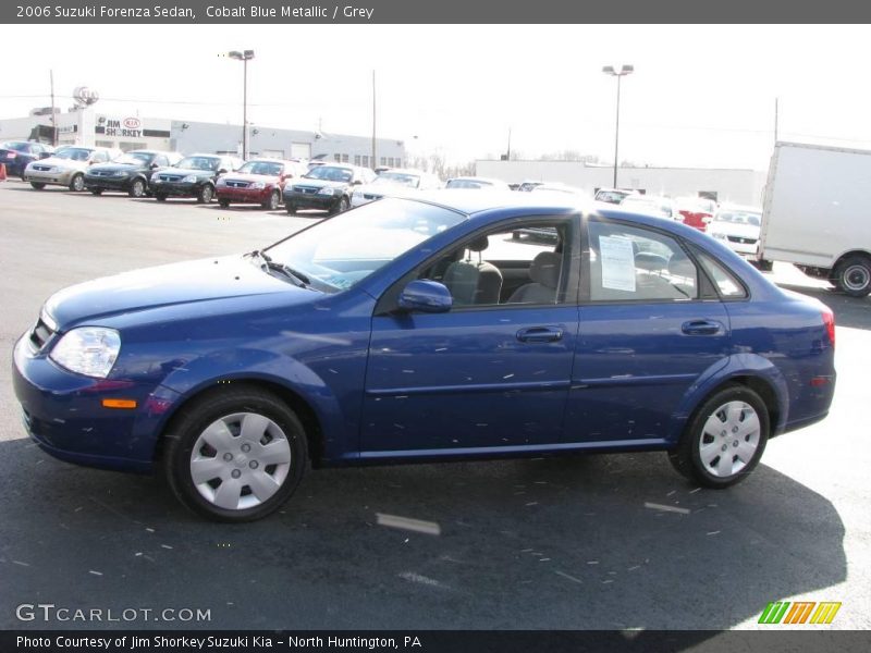 Cobalt Blue Metallic / Grey 2006 Suzuki Forenza Sedan