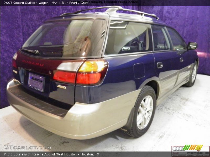 Mystic Blue Pearl / Gray 2003 Subaru Outback Wagon