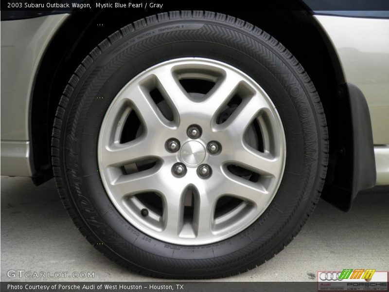 Mystic Blue Pearl / Gray 2003 Subaru Outback Wagon