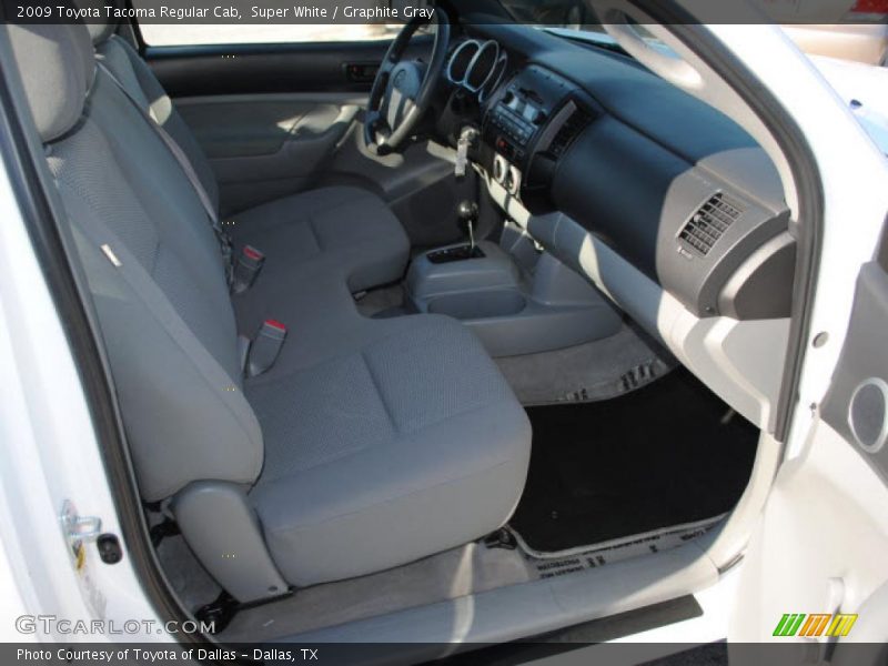 Super White / Graphite Gray 2009 Toyota Tacoma Regular Cab