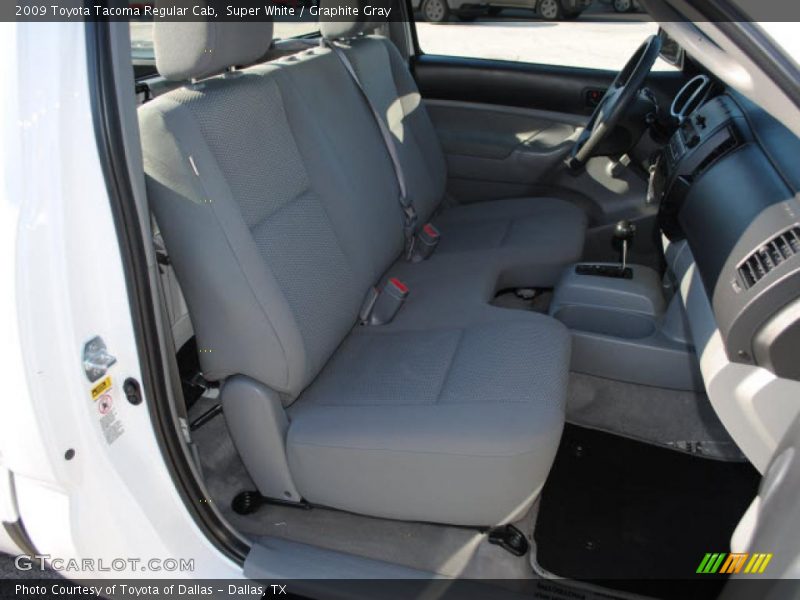 Super White / Graphite Gray 2009 Toyota Tacoma Regular Cab