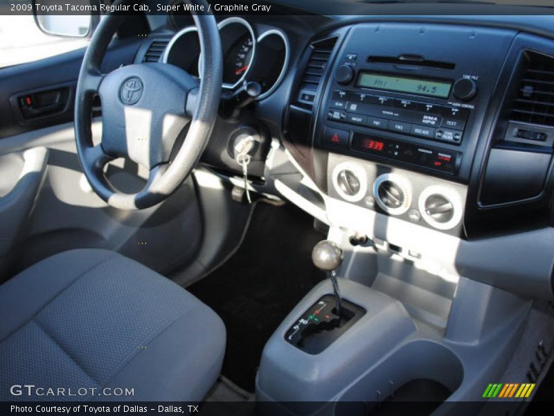 Super White / Graphite Gray 2009 Toyota Tacoma Regular Cab
