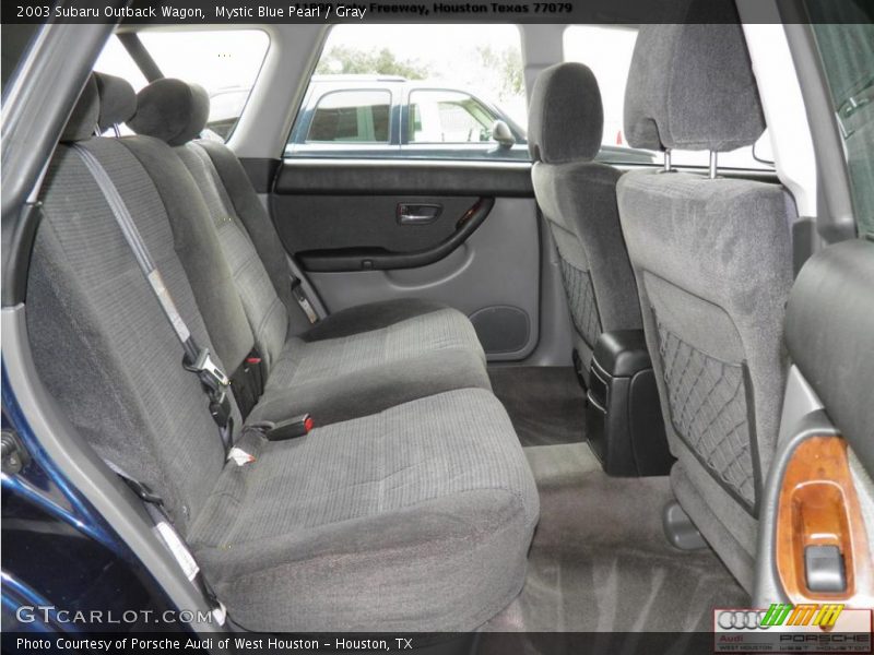 Mystic Blue Pearl / Gray 2003 Subaru Outback Wagon