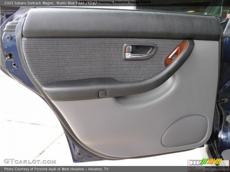 Mystic Blue Pearl / Gray 2003 Subaru Outback Wagon