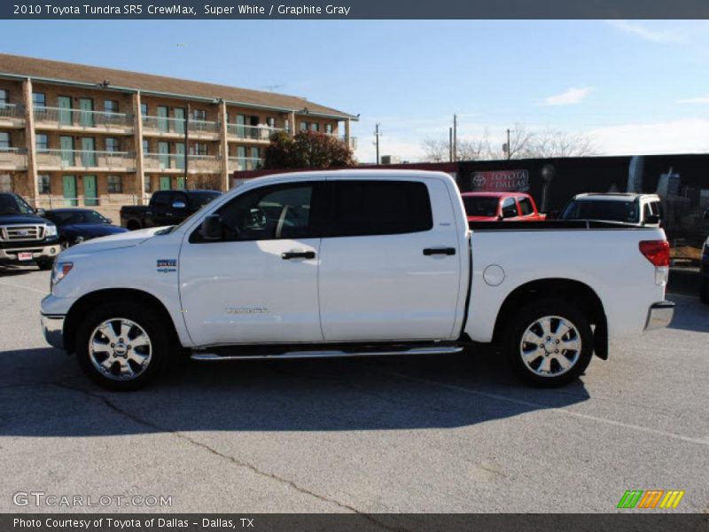 Super White / Graphite Gray 2010 Toyota Tundra SR5 CrewMax