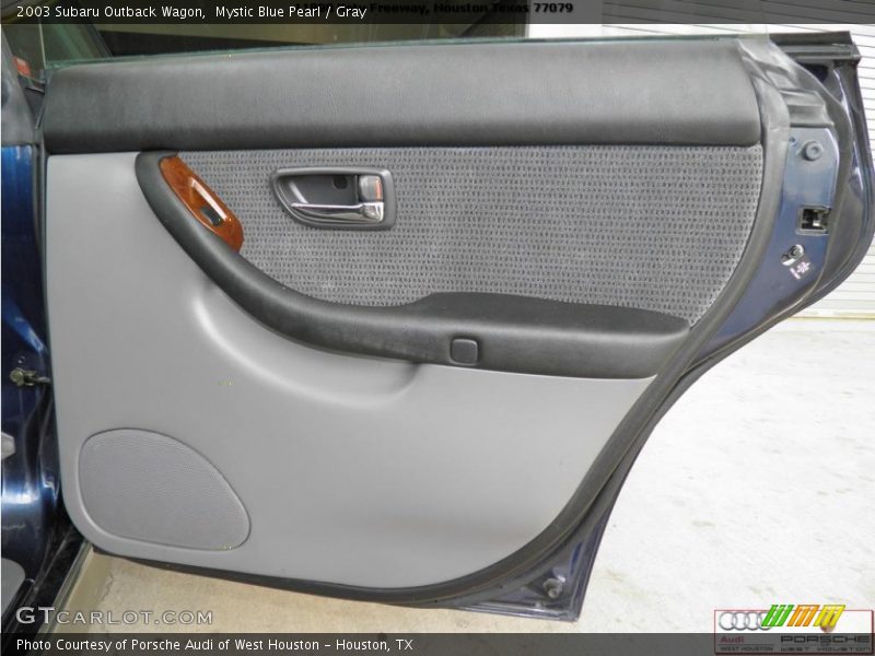 Mystic Blue Pearl / Gray 2003 Subaru Outback Wagon