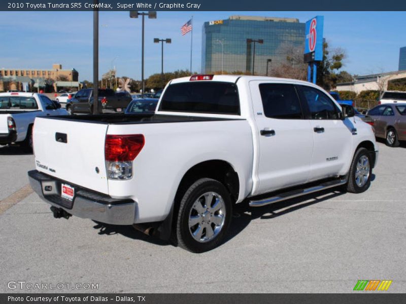 Super White / Graphite Gray 2010 Toyota Tundra SR5 CrewMax