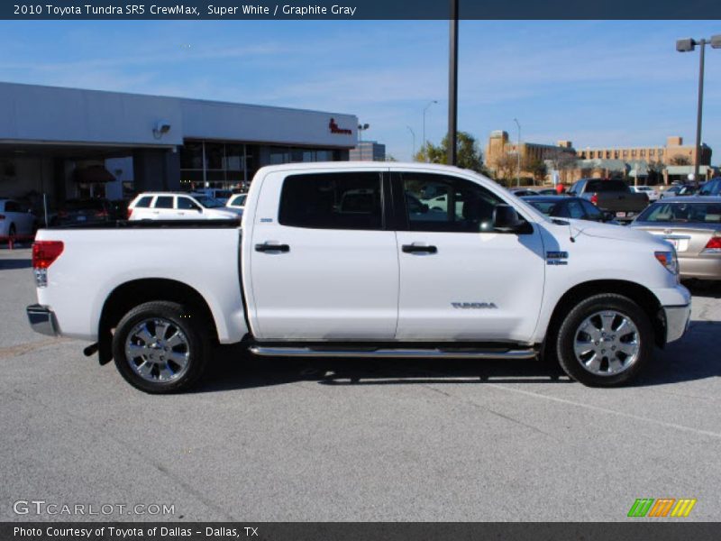 Super White / Graphite Gray 2010 Toyota Tundra SR5 CrewMax
