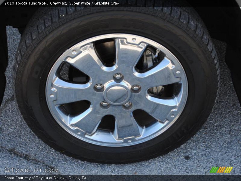 Super White / Graphite Gray 2010 Toyota Tundra SR5 CrewMax